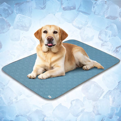Petami Waterproof Cooling Blanket Mat for Dog Cat Pet, anti Slip Indoor Cool Pad, Q-MAX Sofa Couch Bed Crate Cover