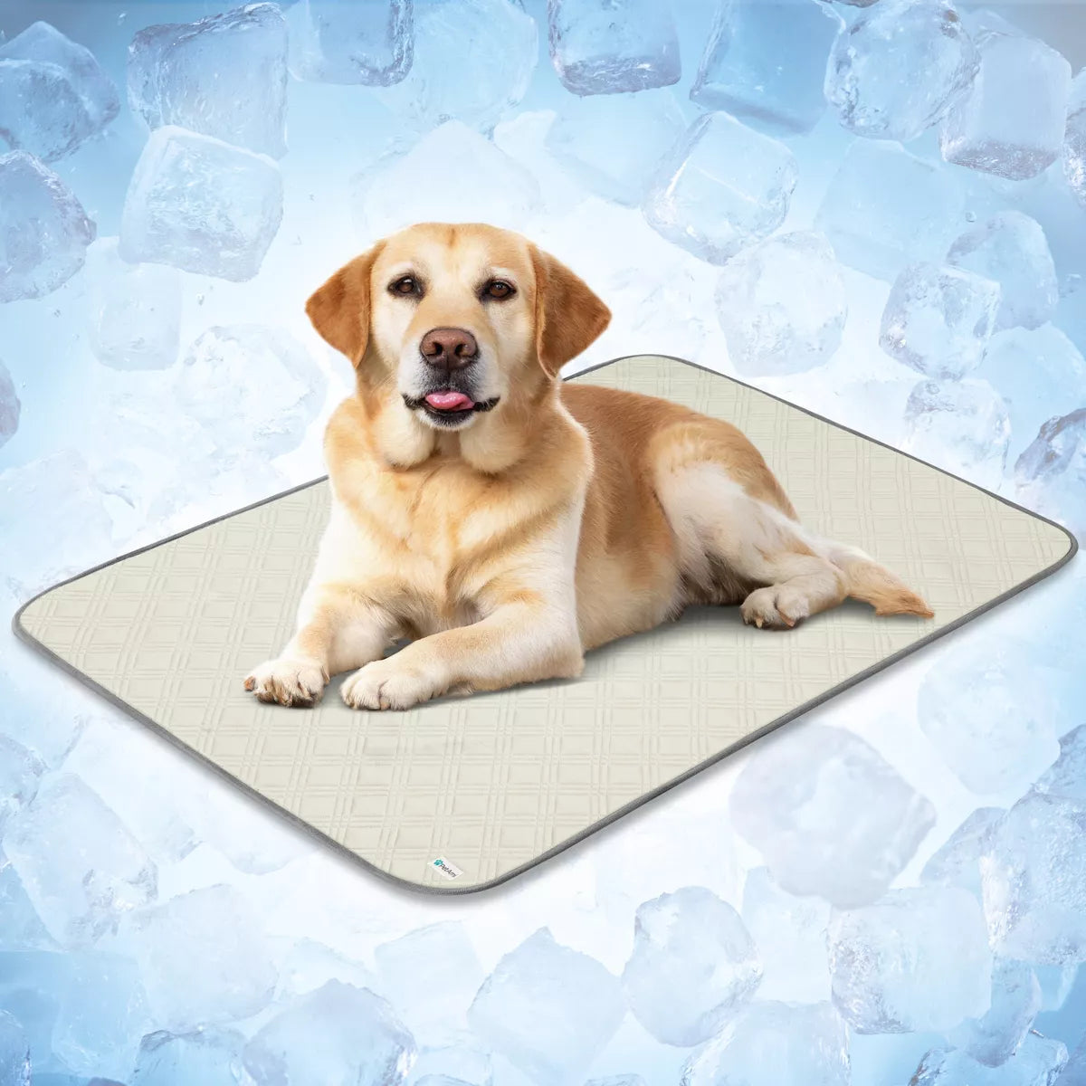 Petami Waterproof Cooling Blanket Mat for Dog Cat Pet, anti Slip Indoor Cool Pad, Q-MAX Sofa Couch Bed Crate Cover