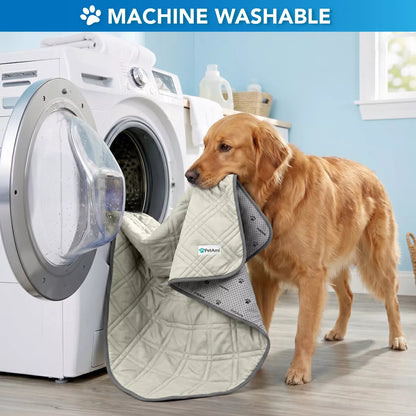 Petami Waterproof Cooling Blanket Mat for Dog Cat Pet, anti Slip Indoor Cool Pad, Q-MAX Sofa Couch Bed Crate Cover