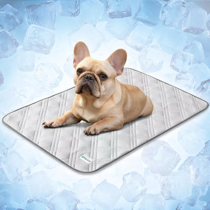 Petami Waterproof Cooling Blanket Mat for Dog Cat Pet, anti Slip Indoor Cool Pad, Q-MAX Sofa Couch Bed Crate Cover