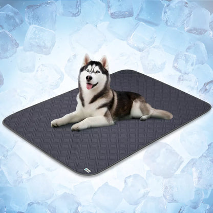 Petami Waterproof Cooling Blanket Mat for Dog Cat Pet, anti Slip Indoor Cool Pad, Q-MAX Sofa Couch Bed Crate Cover