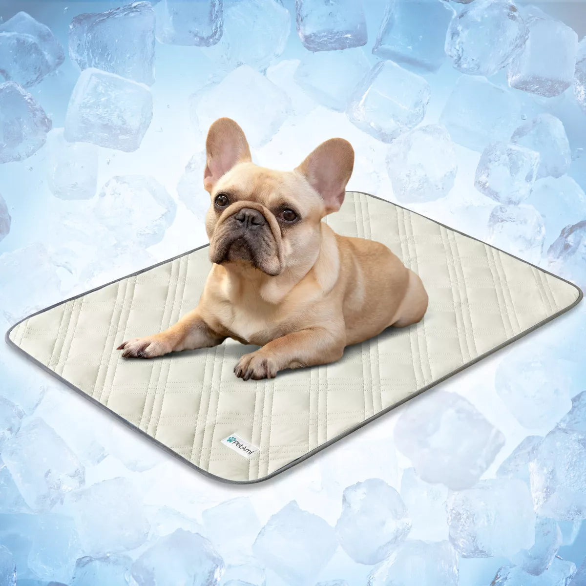 Petami Waterproof Cooling Blanket Mat for Dog Cat Pet, anti Slip Indoor Cool Pad, Q-MAX Sofa Couch Bed Crate Cover